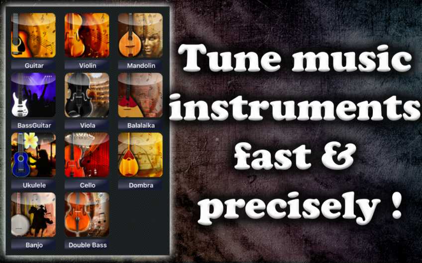Effortless and Accurate Tuning for Your Musical Instruments !