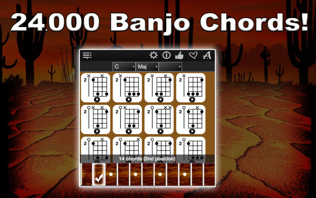 Banjo Chords Compass – Find, Learn & Play All Chord Charts !