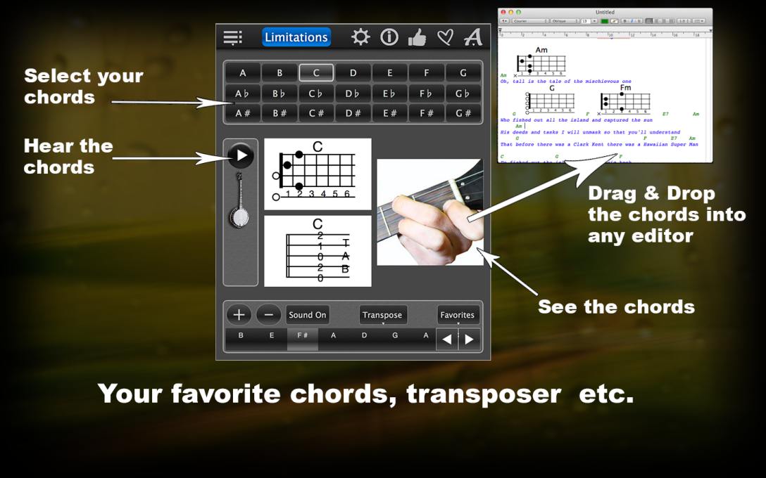 Banjo Chords Lite – Learn How To Play Chords With Photos For FREE