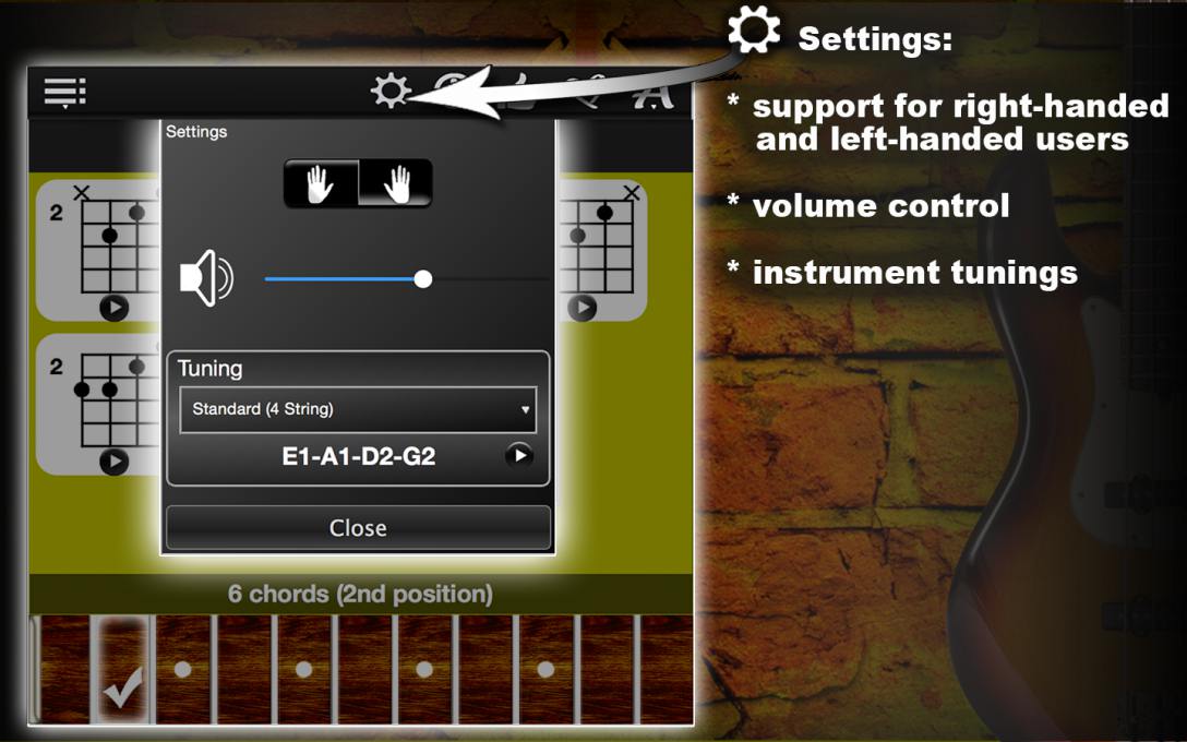 Bass Chords Compass – Find, Play & Learn All Bass Guitar Chords !