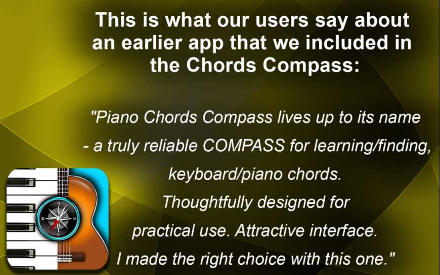 Chords Compass – Find All Chords For All Music Instruments !