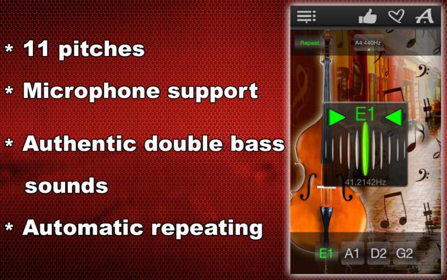 Double Bass Tuner – Tune Your Music Instrument Fast & Precisely