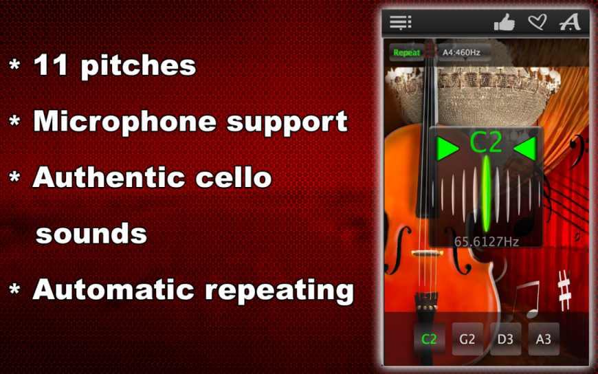 Easy Cello Tuner – Tune Your Music Instrument Fast & Precisely