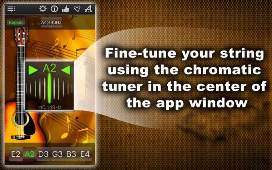 Easy Guitar Tuner – Tune Your Music Instrument Fast & Precisely