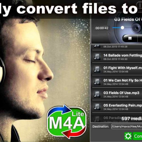 Transform Your Audio Files with Easy M4A Converter Lite !