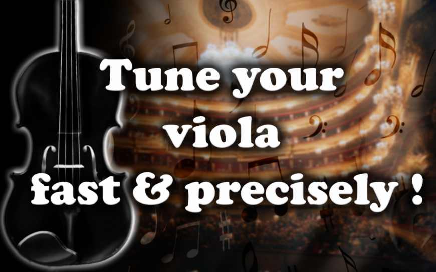 Easy Viola Tuner-Tune your viola quickly and accurately!