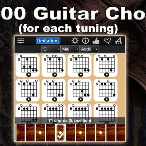 Find Your Ideal Guitar Chords with GuitarChordsCompass Lite !