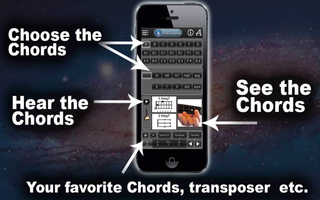 Handy Chords Lite – Learn The Chords On Mobile Device