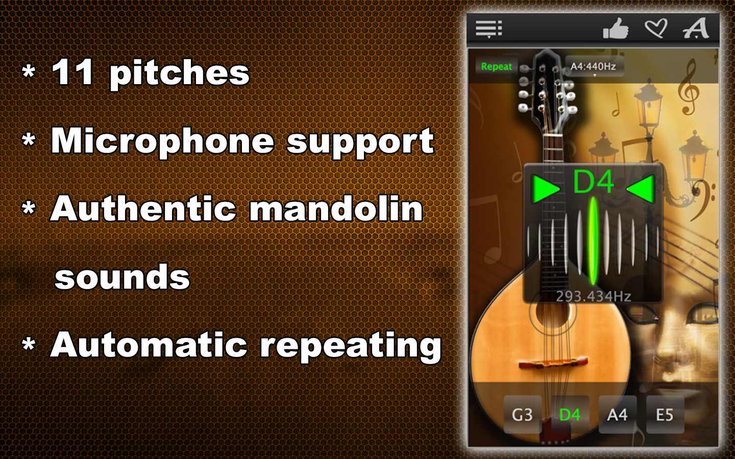 Mandolin Tuner-Effortlessly Tune Your Mandolin with Precision