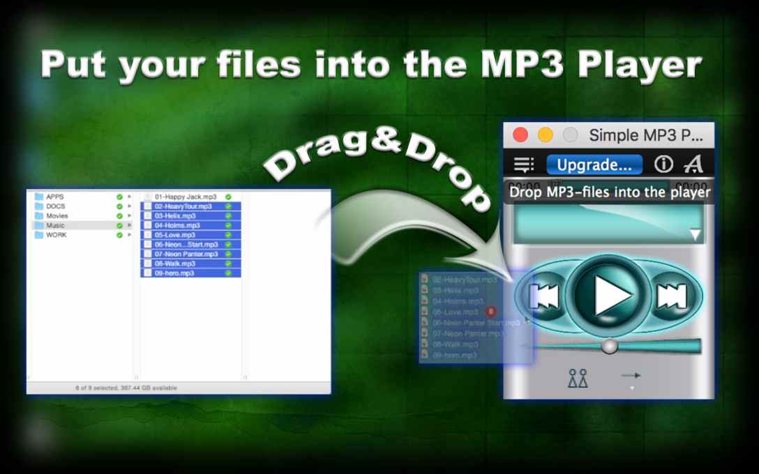Simple MP3 Player Lite – Play & Listen To Music Files !