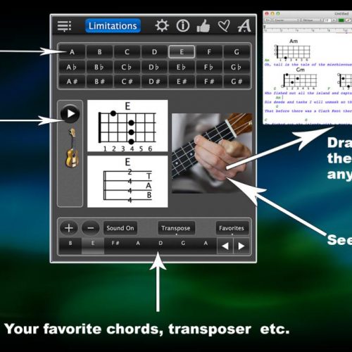 Ukulele Chords Lite – Learn How To Find The Chords With Photos For FREE