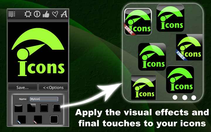 Quick Icons Lite – Create Icons, Logos for Apps & Web Sites