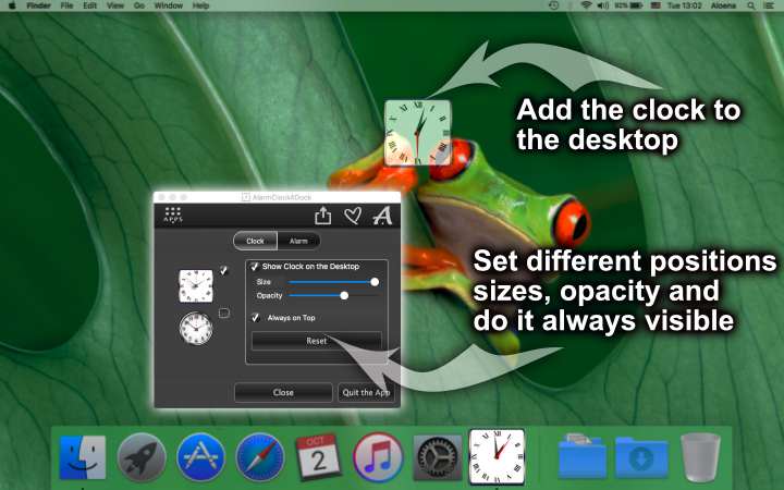 Introducing AlarmClock4Dock – The Ultimate Clock App for Your Desktop